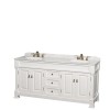 Andover 72" White (Vanity Only Pricing)